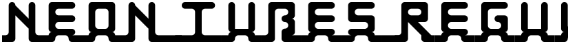 Neon Tubes Regular font