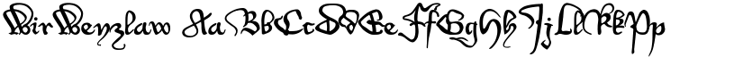 WirWenzlaw Rough font download