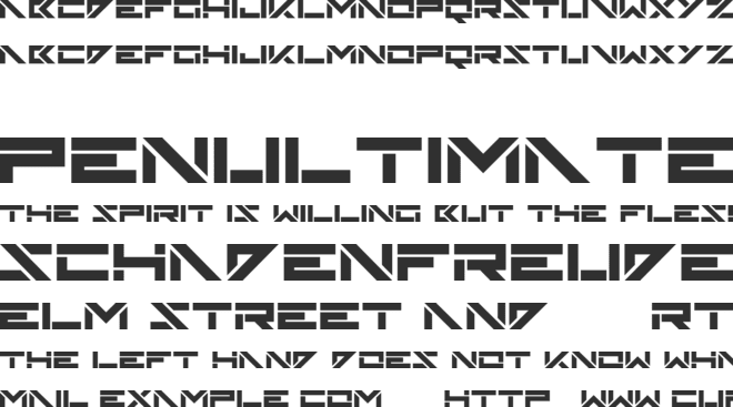 Skinz font preview