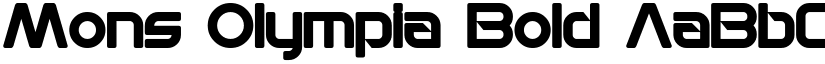 Mons Olympia Bold font