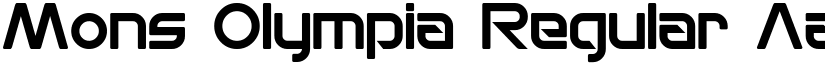 Mons Olympia Regular font