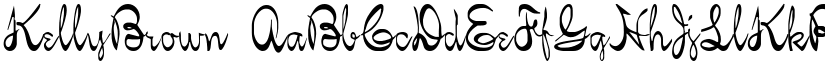 KellyBrown font