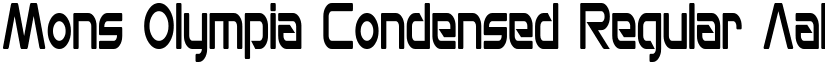 Mons Olympia Condensed Regular font
