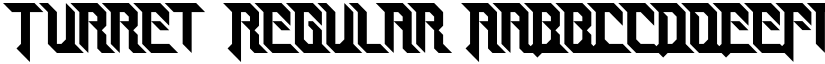 Turret Regular font