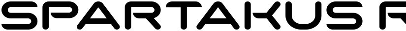 SparTakus Round Regular font