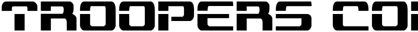 Troopers Condensed Condensed font