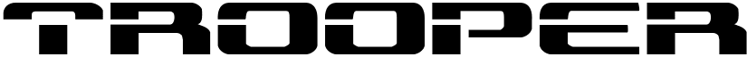 Troopers Expanded Expanded font