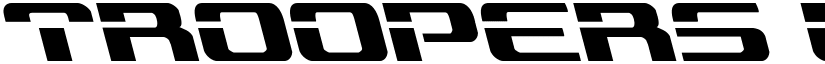 Troopers Leftalic Italic font