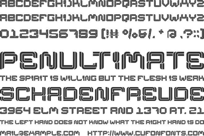 Athaar Demo font preview