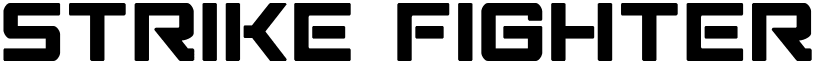 Strike Fighter Regular font