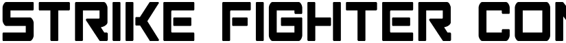 Strike Fighter Condensed Condensed font