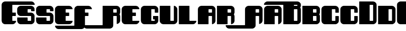 EsseF Regular font
