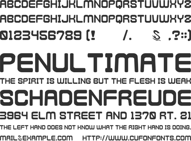 Kamone 4__G font preview