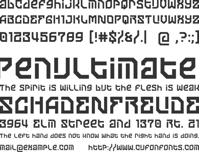 Moon of Jupiter font preview