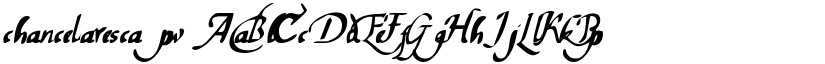 chancelaresca pw font