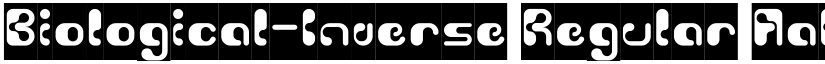 Biological-Inverse Regular font