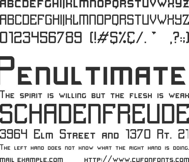 Quick Junky font preview