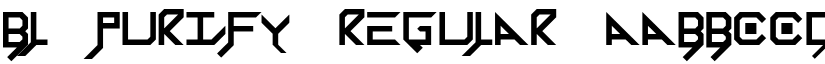 BL Purify Regular font