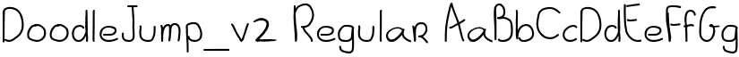 DoodleJump_v2 Regular font