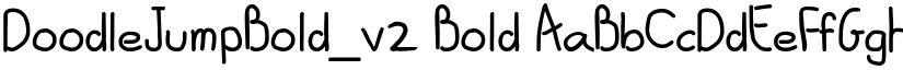 DoodleJumpBold_v2 Bold font
