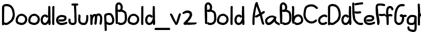 DoodleJumpBold_v2 Bold font