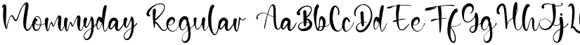 Mommyday Regular font