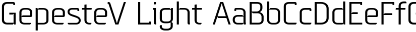 GepesteV Light (Variable) font