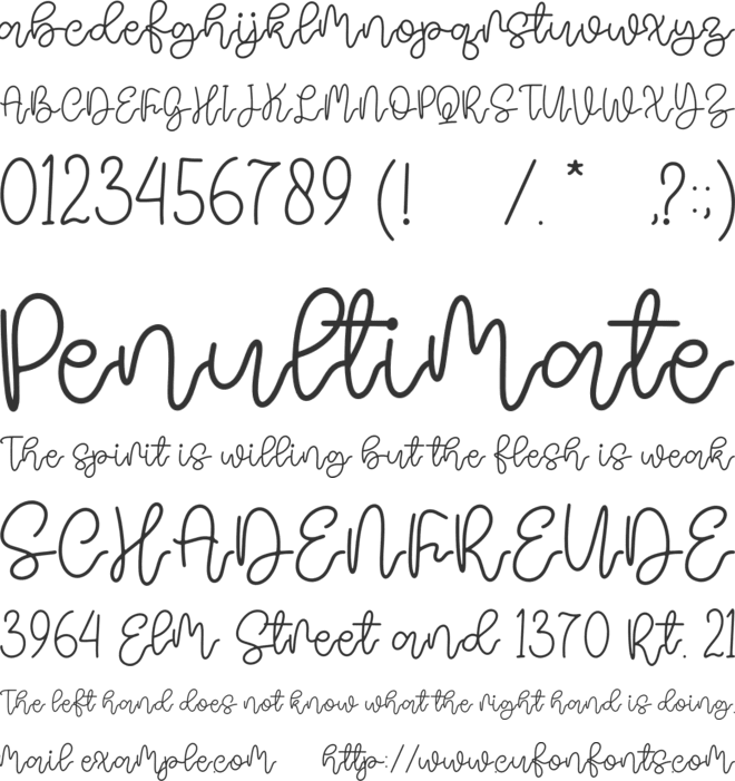 Lazie Victory font preview