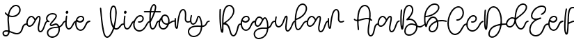 Lazie Victory Regular font