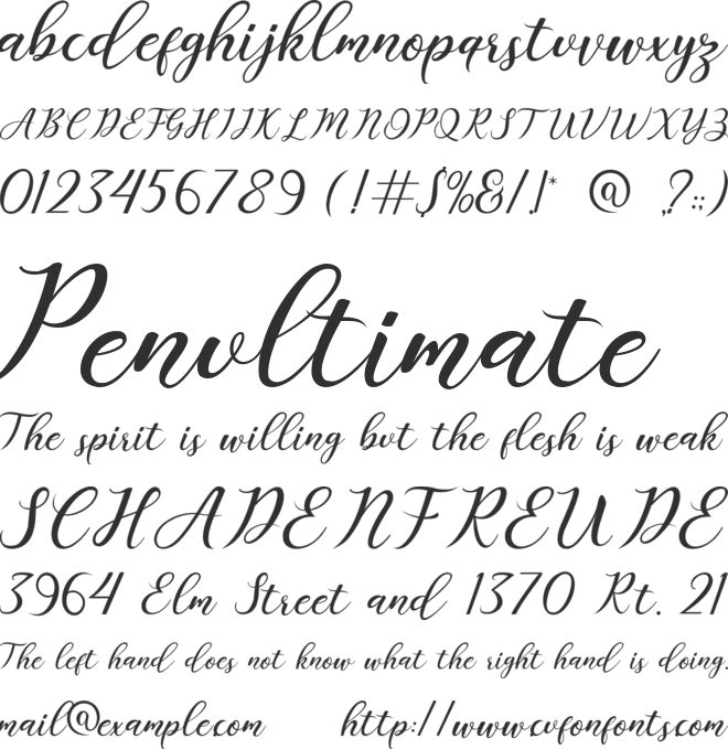 good thing font preview