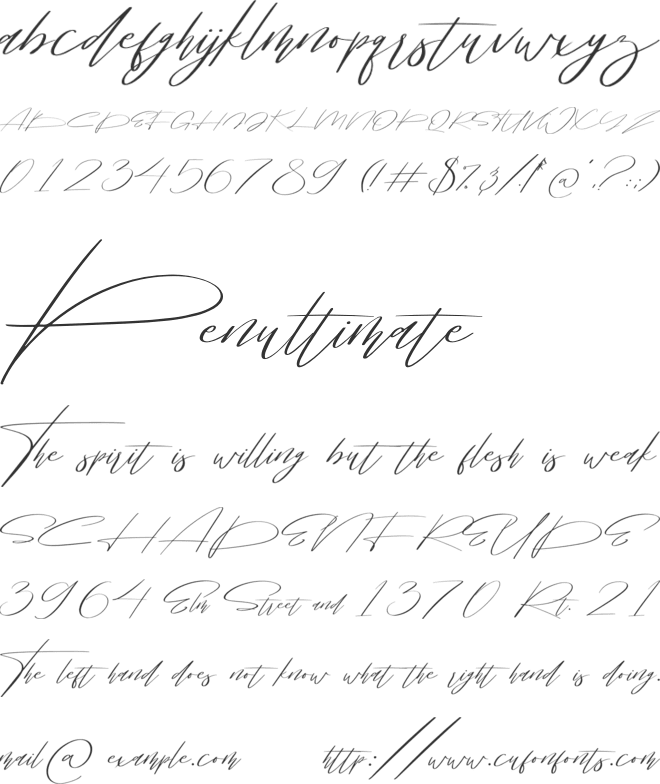 Wak Ndjon font preview