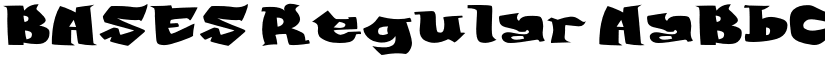BASES Regular font