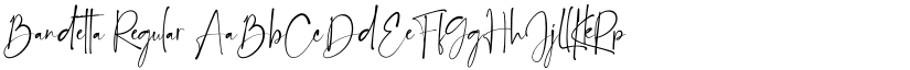 Bandetta Regular font