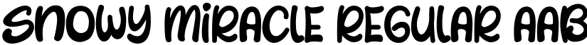 Snowy Miracle Regular font