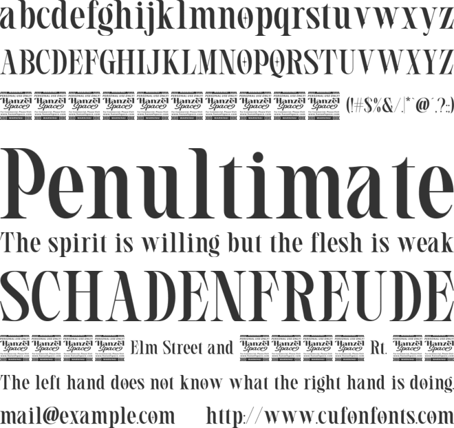 BROGETTA- font preview