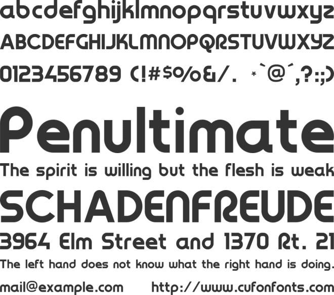 YagiUhfNo2 font preview