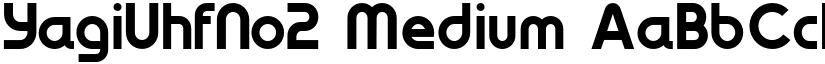 YagiUhfNo2 Medium font