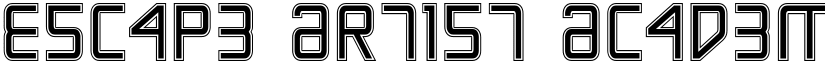Escape Artist Academy Regular font