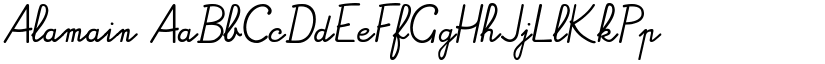 Alamain font download