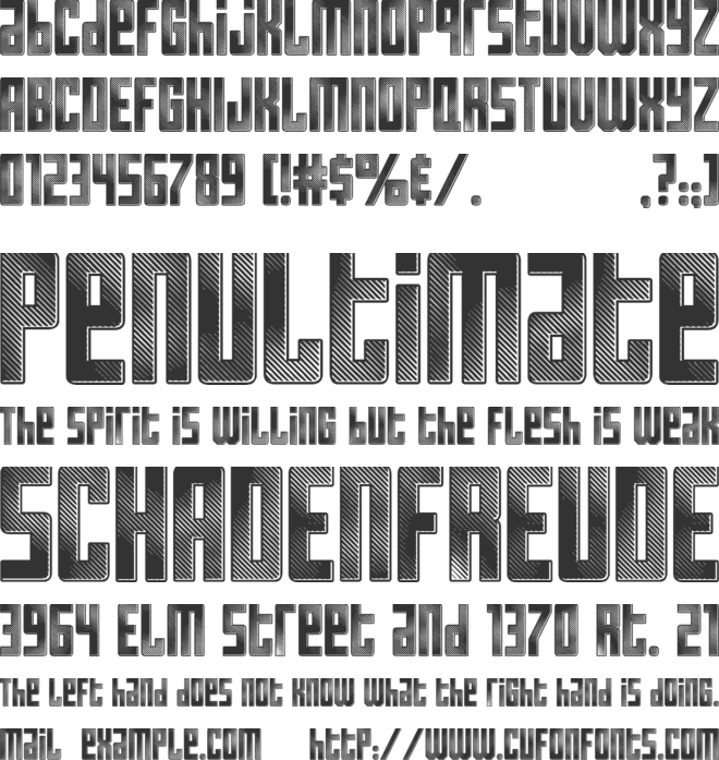 Resistance is Futile font preview