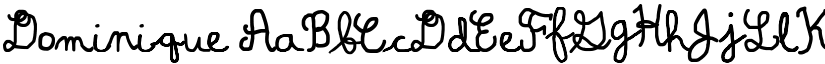 Dominique font