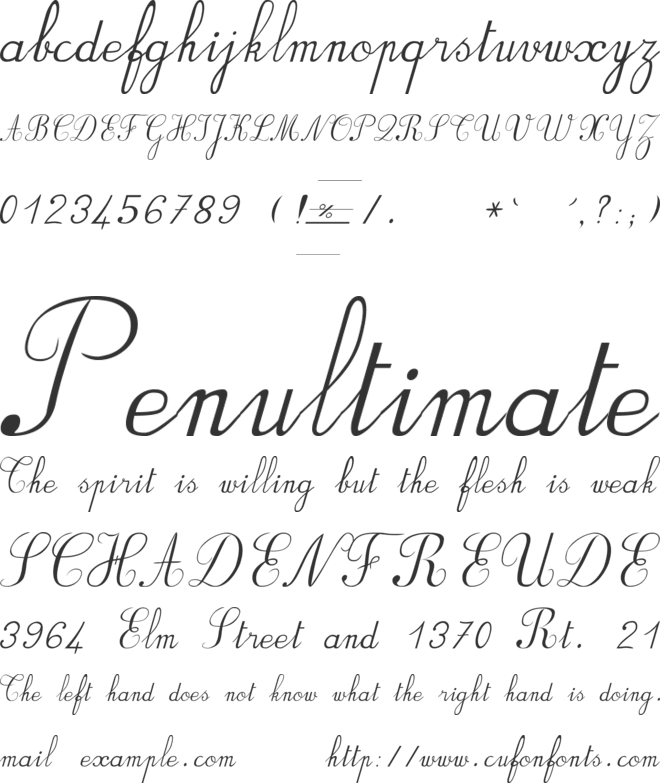 BV Rondes font preview