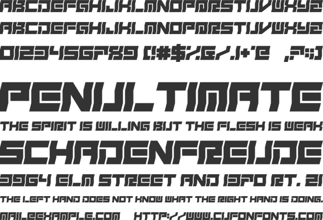 Freudian Slit font preview