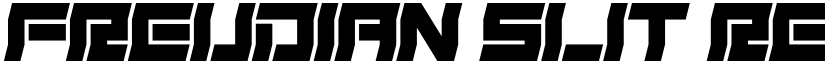Freudian Slit font download