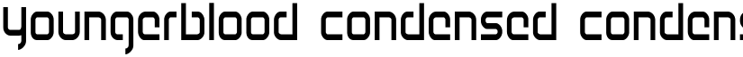 Youngerblood Condensed Condensed font