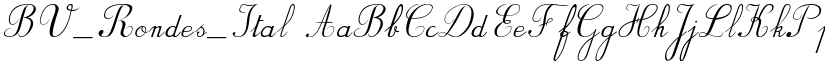 BV_Rondes_Ital font