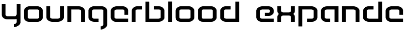 Youngerblood Expanded Expanded font