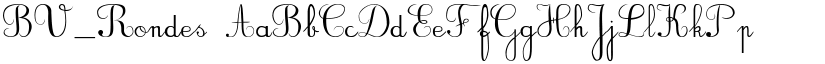 BV_Rondes font