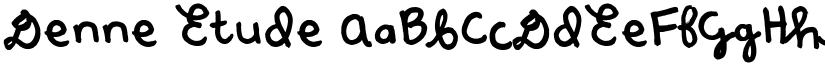 Denne Etude font