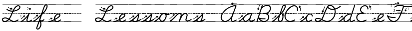 Life-Lessons font